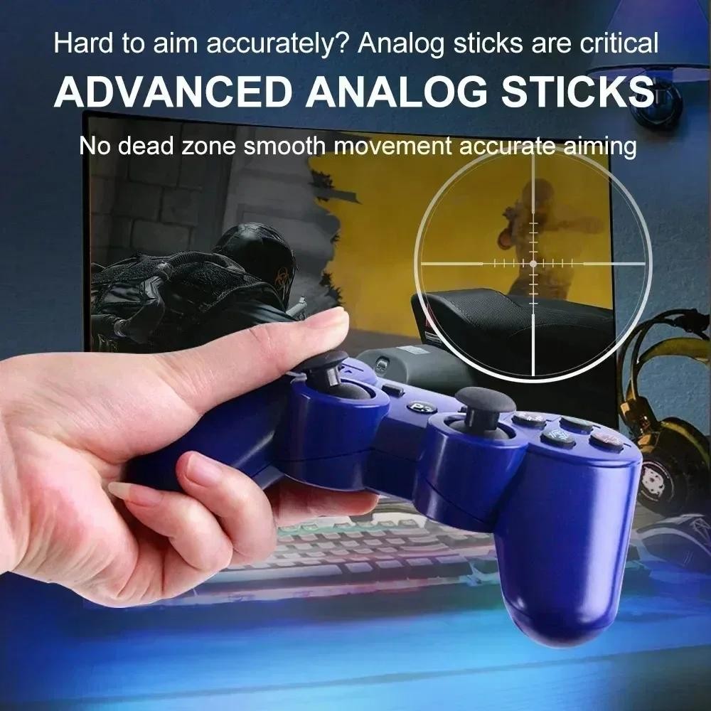 Wireless Bluetooth Video Game Controller Pad For Sony PS3 Playstation 3