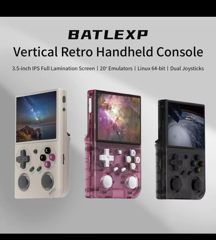 G350 Retro Handheld Game Console 3.5” IPS Linux 20+ emulators Screen Linux Sys