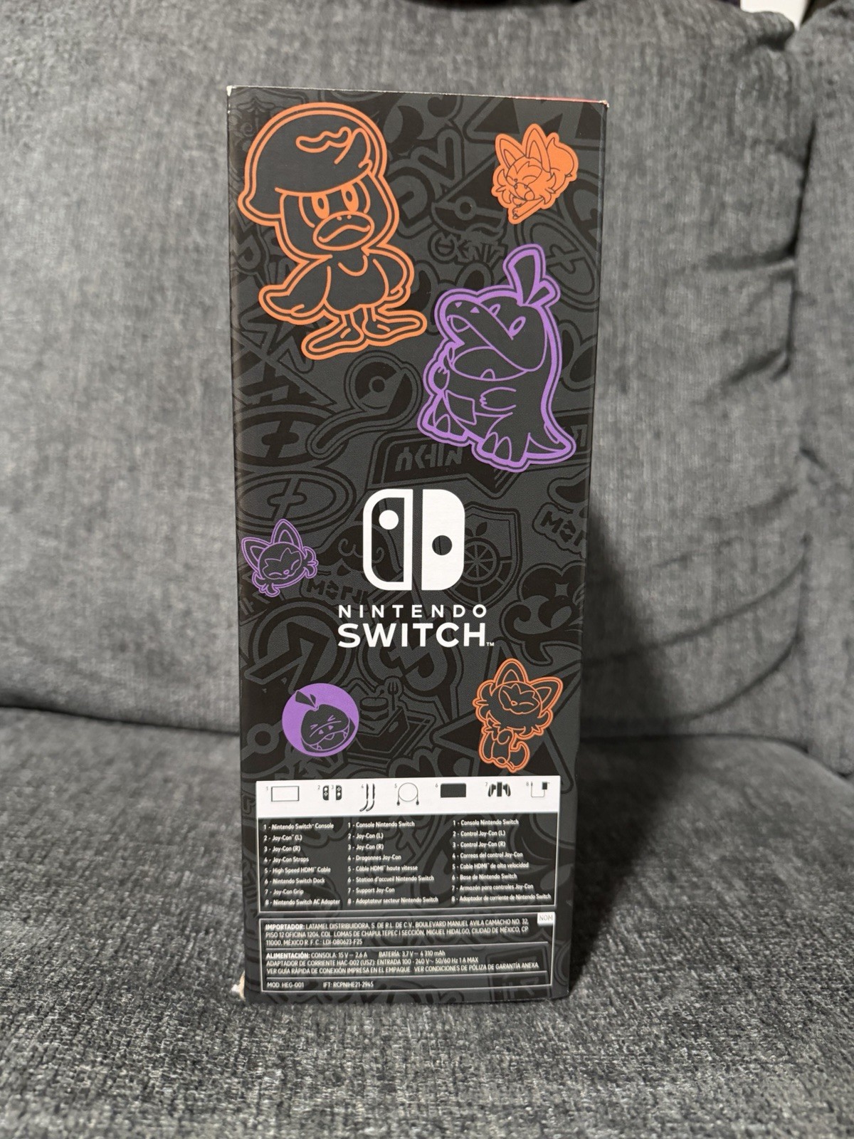 Nintendo Switch (OLED Model) HEG-001 Pokémon Scarlet & Violet Edition