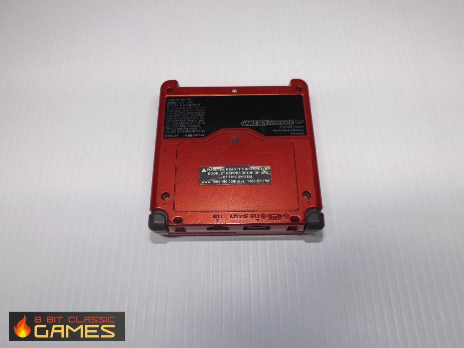 TESTED & WORKING! Red Nintendo Gameboy Advance SP 001 System – 616a