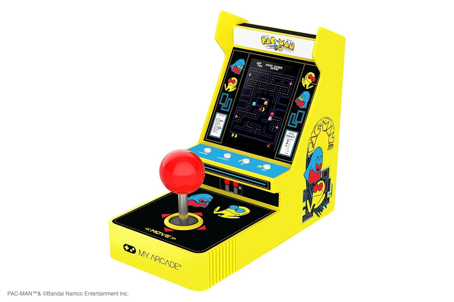 My Arcade Pac-Man Joystick Player Officially Licensed Portable Retro Video Game