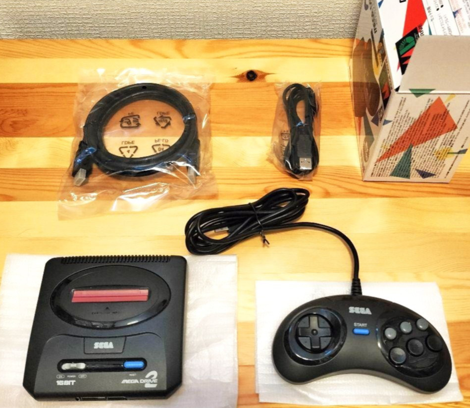 SEGA Mega Drive Mini 2 HAA-2524 60 Games Included Japan Version Console Full Set