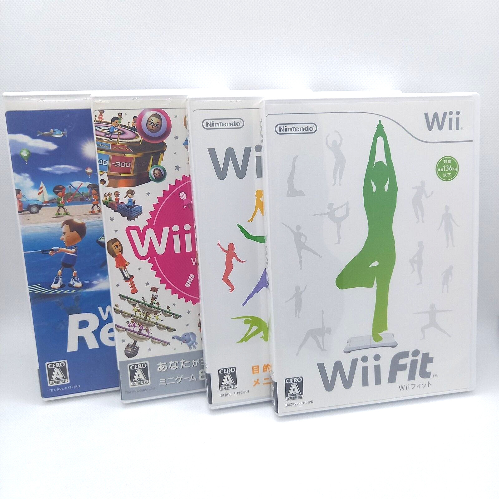 Lot 4 Nintendo Wii Fit Party Sports Resorts Fit Plus Operation confirmed NTSC-J