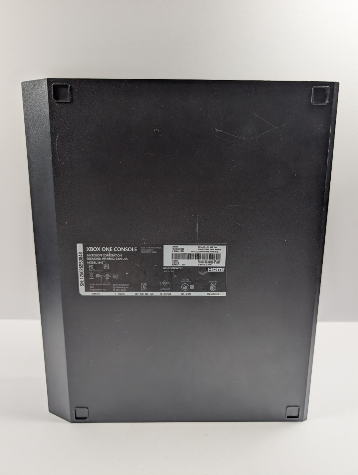 Microsoft Xbox One 1540 Black Console 500GB W/ Power Adapter – Tested, Works