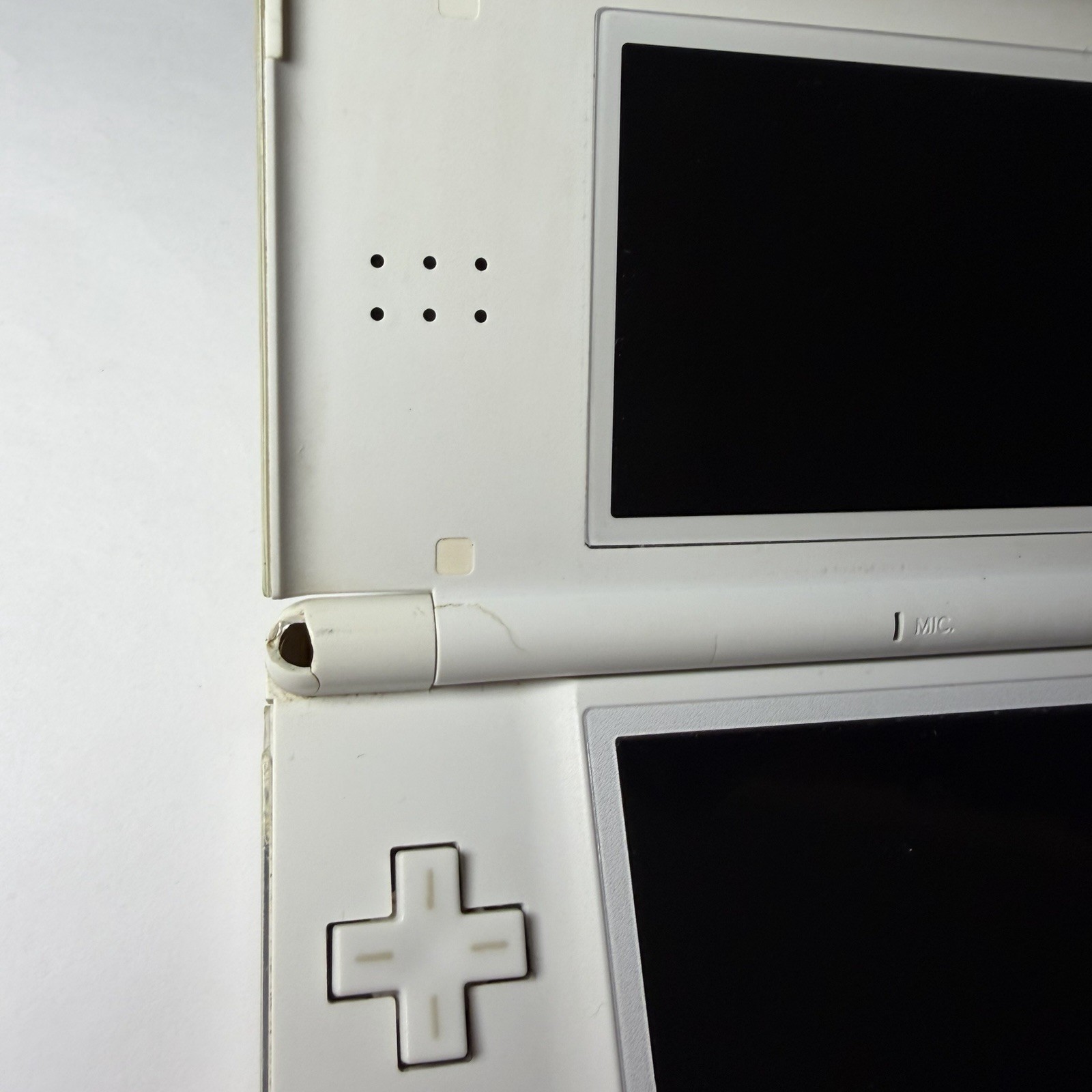 Nintendo DS Lite Handheld Console Polar White CIB Complete In Box. See Photos
