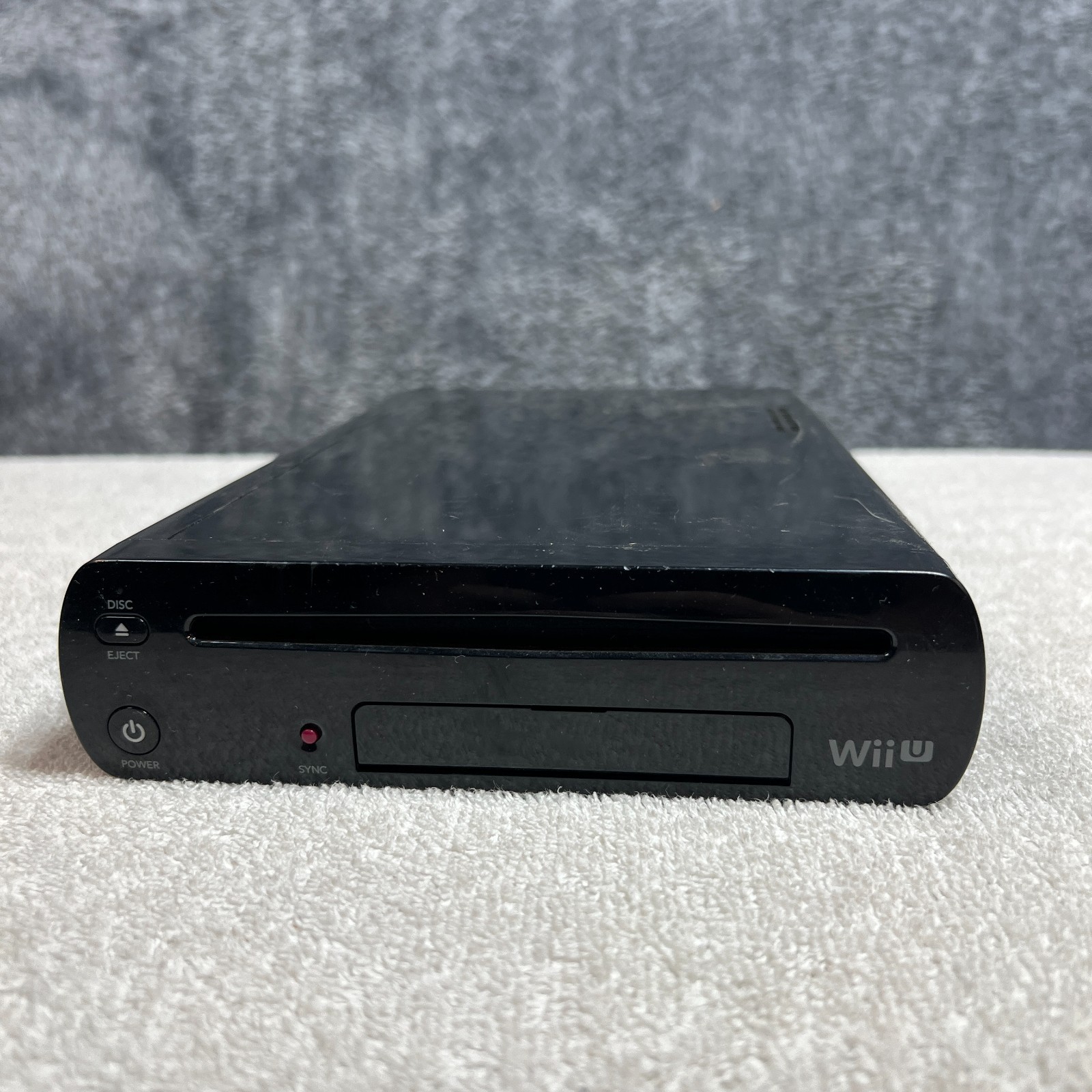 Nintendo Wii U Black WUP-101 02 32GB Console Only Untested No Cords