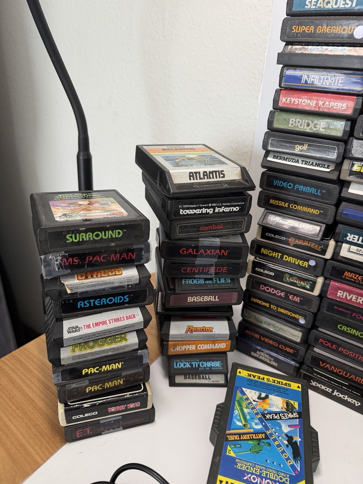Tested Atari 2600 Video Game Console Lot With 90+ Games MANUALS and extras