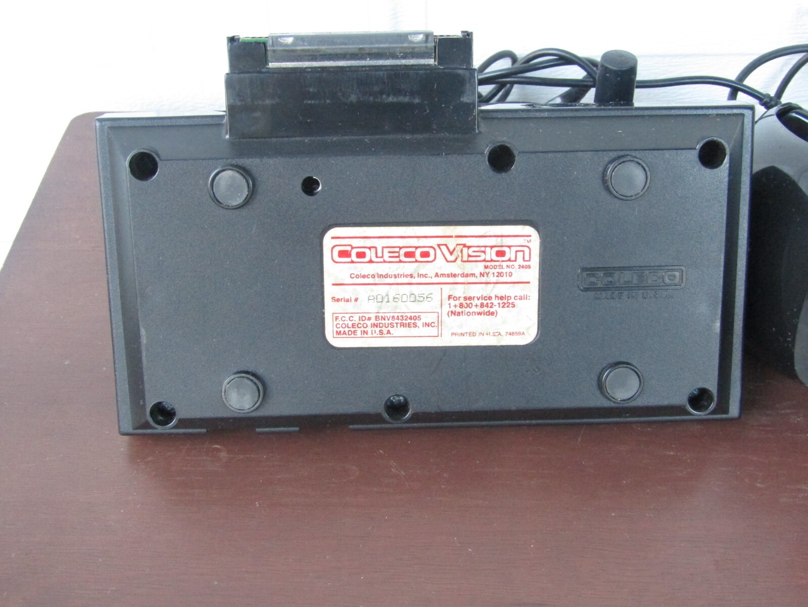Coleco ColecoVision Console with Expansion For Parts Broken/Not Working – As-Is