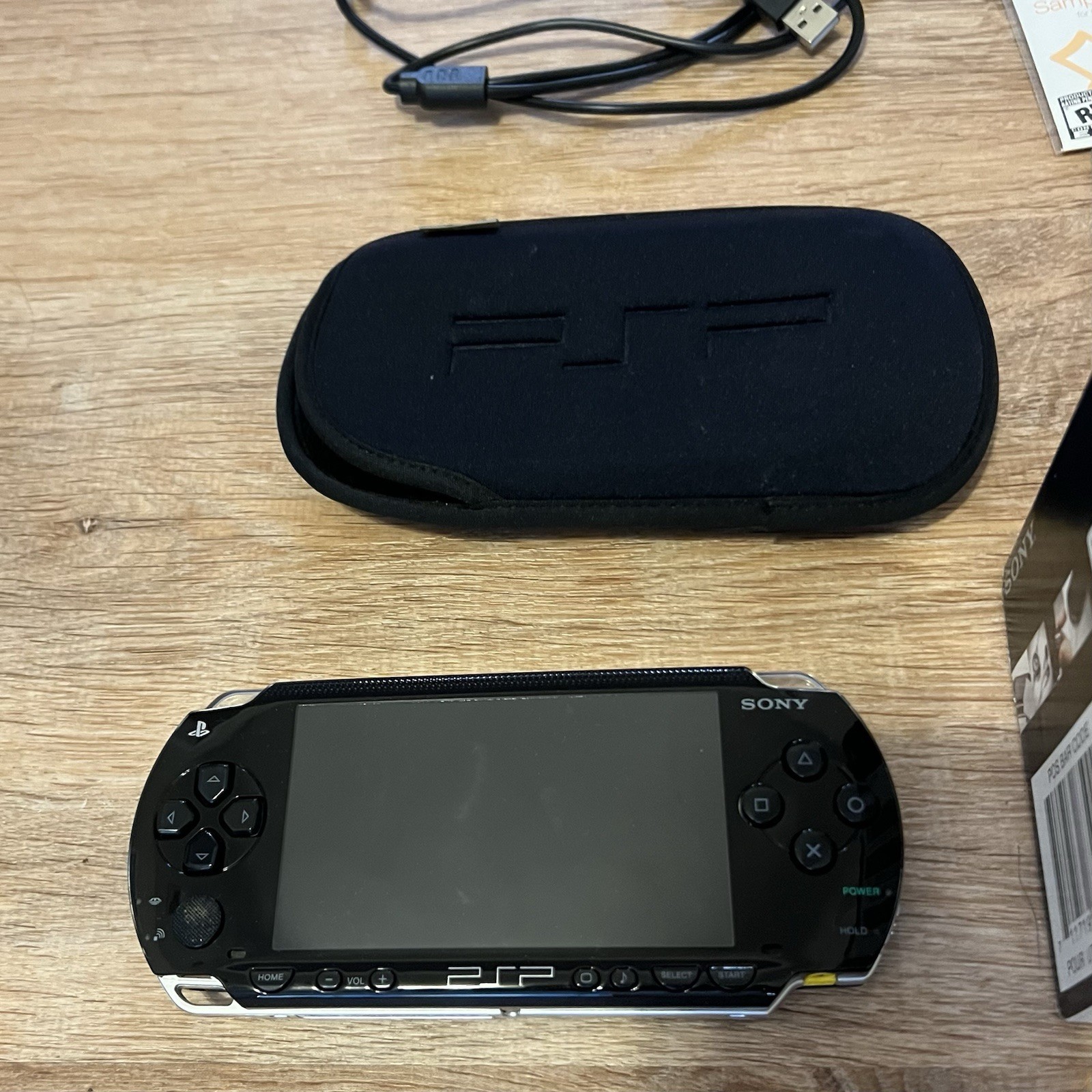Sony PlayStation Portable Value Pack Black PSP-1001 Box Spider-man Movie