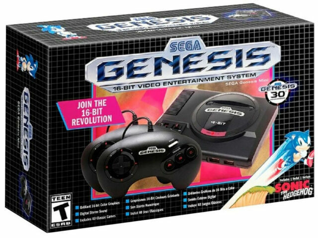 SEGA Genesis Classic Mini Console With 42 Games Complete in Box