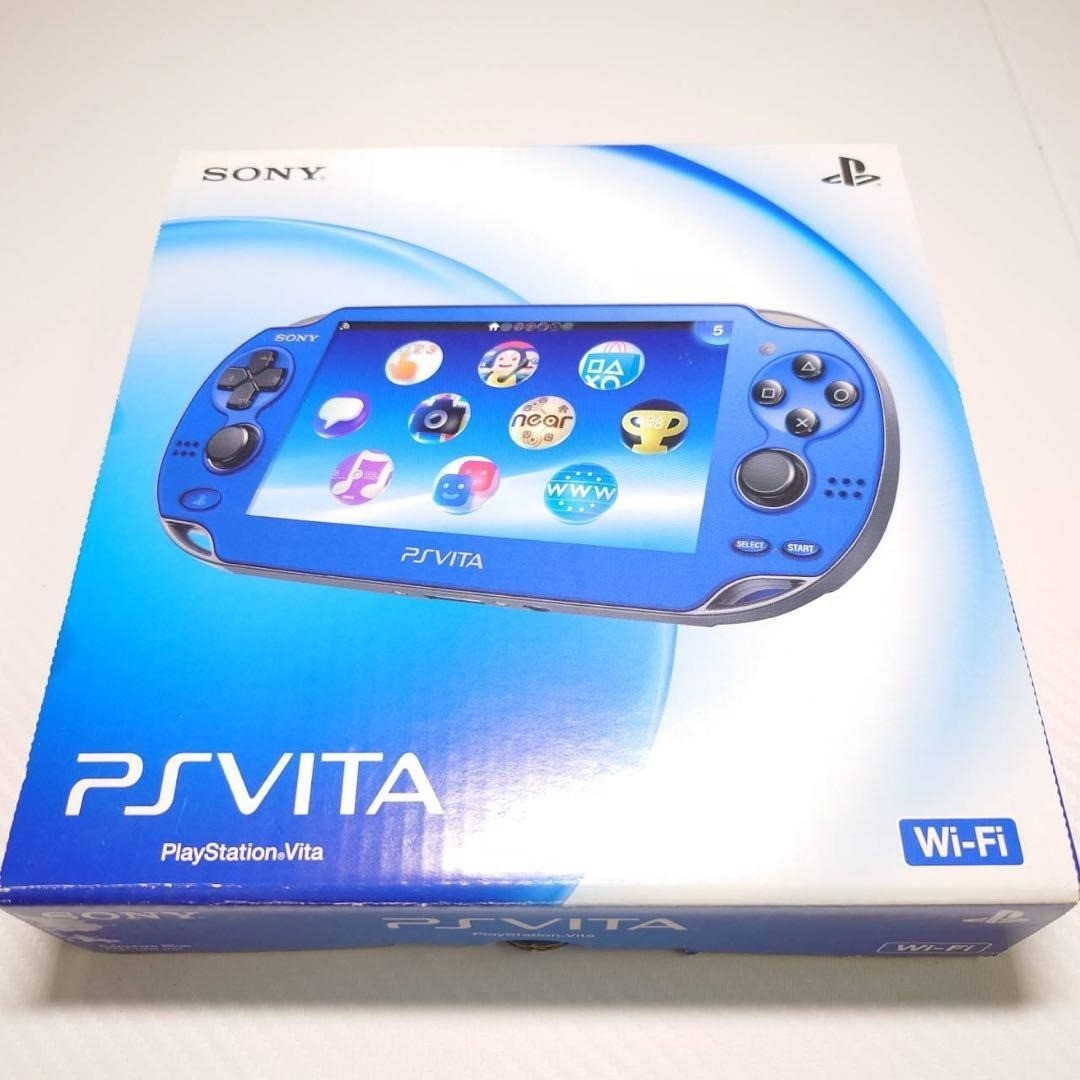 Sony PlayStation Vita PCH-1000 Sapphire Blue Complete in Box Near Mint 7073
