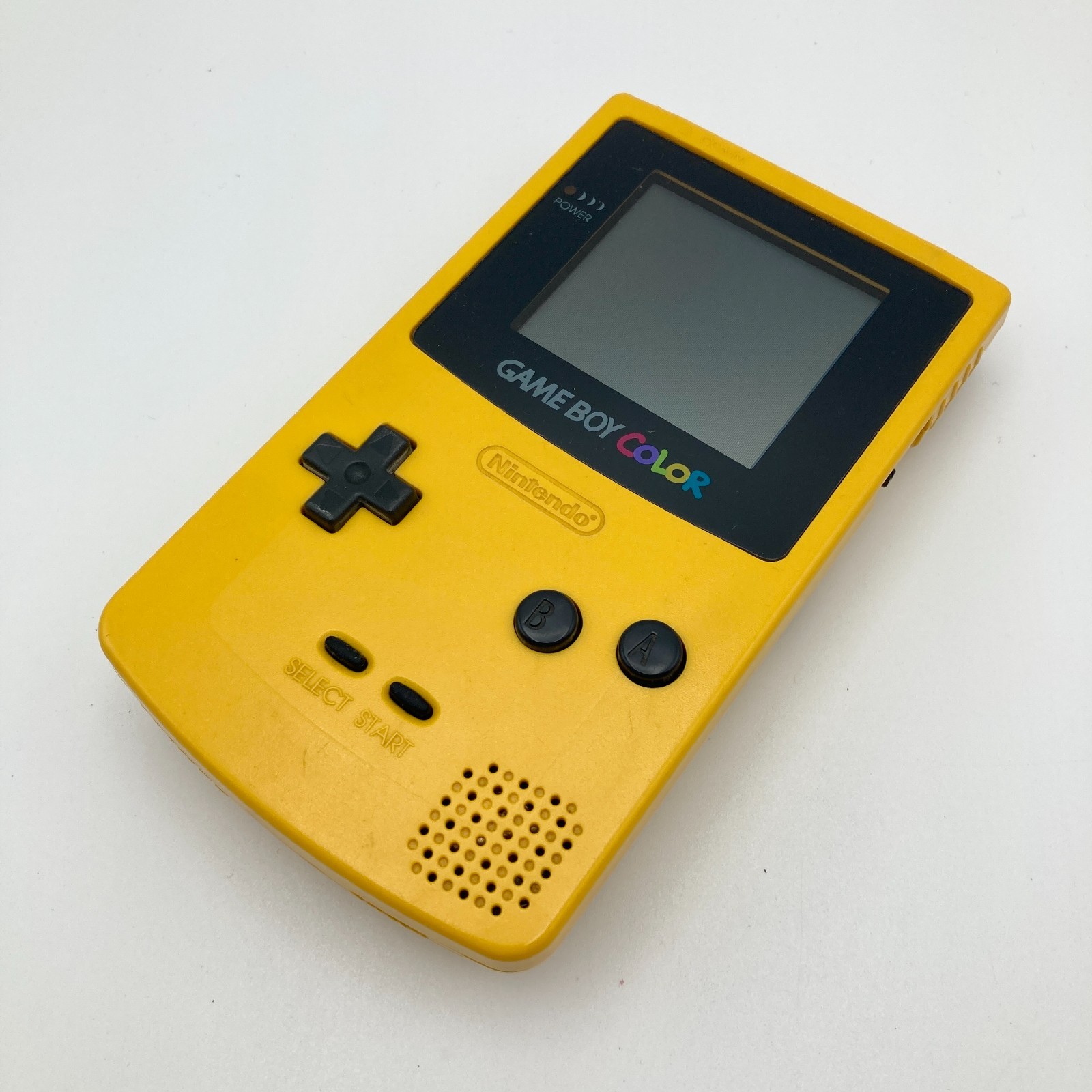 Nintendo Game Boy Color Yellow CGB-001 Console Box Manual Japan