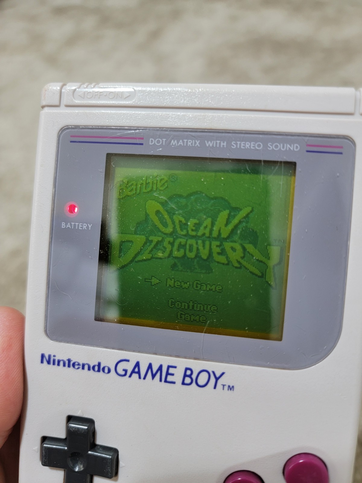 Nintendo Gameboy DMG-01 Console System w/ 2 Games OEM Tested Working