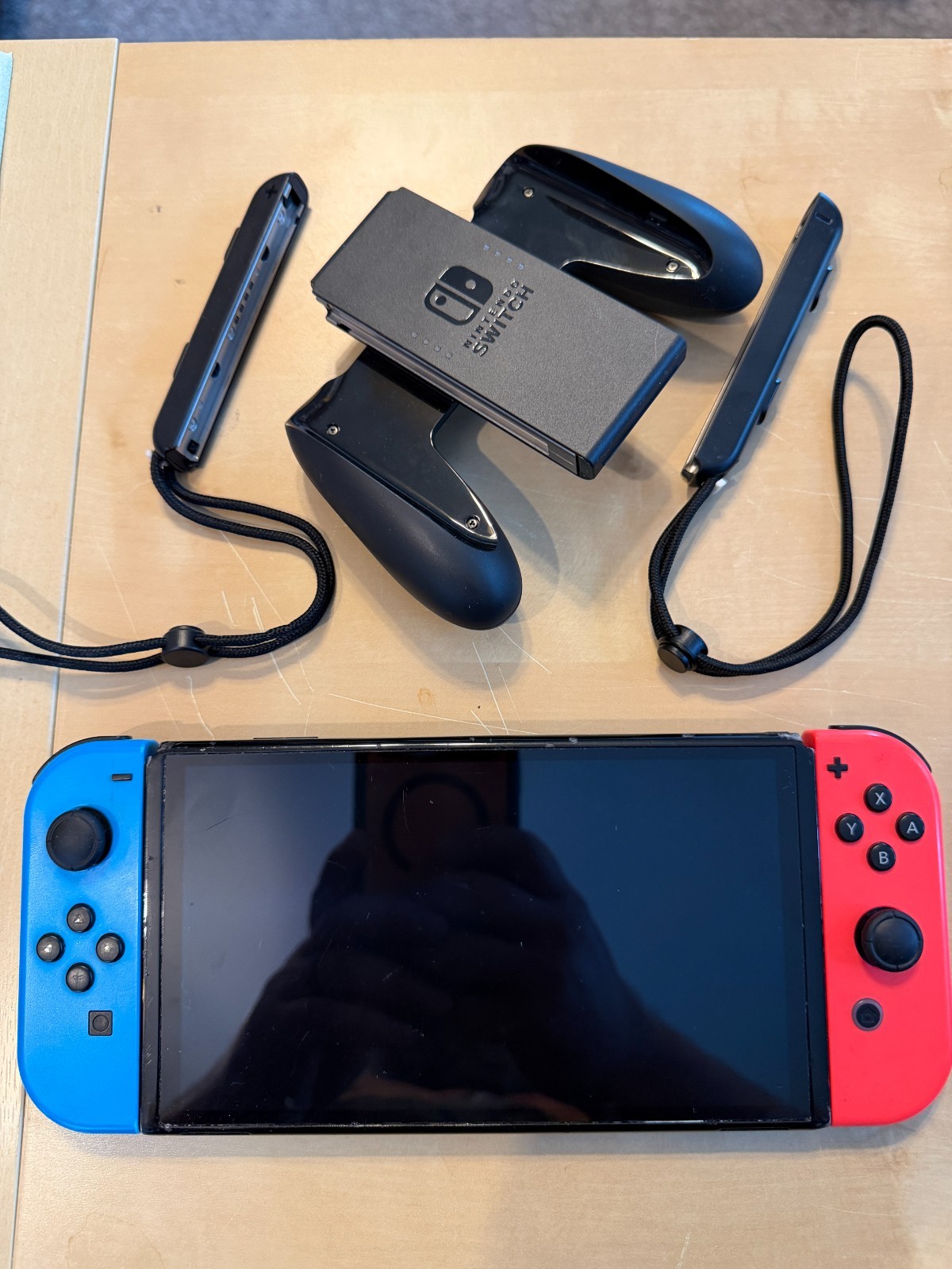 Nintendo Switch OLED – Fair Used Cond – Chipped Plastic – Works READ