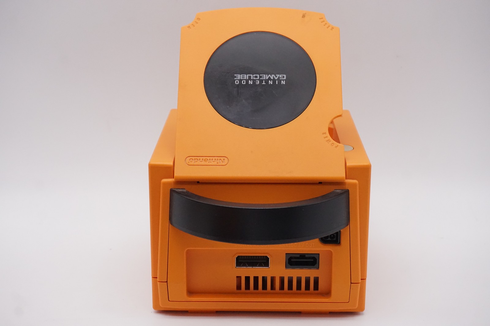 Nintendo Orange GameCube With Memory Card Plays Enlgish DOL-001 JPN With Box