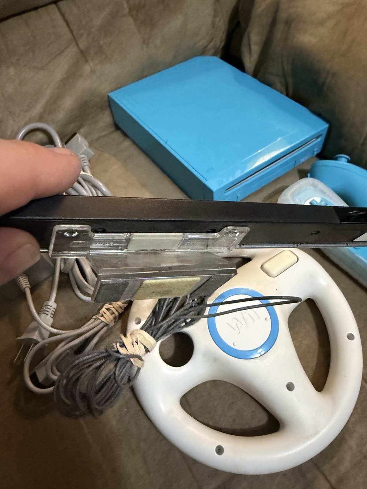 Nintendo Wii Blue RVL-101 Console Bundle – Tested Nice Condition