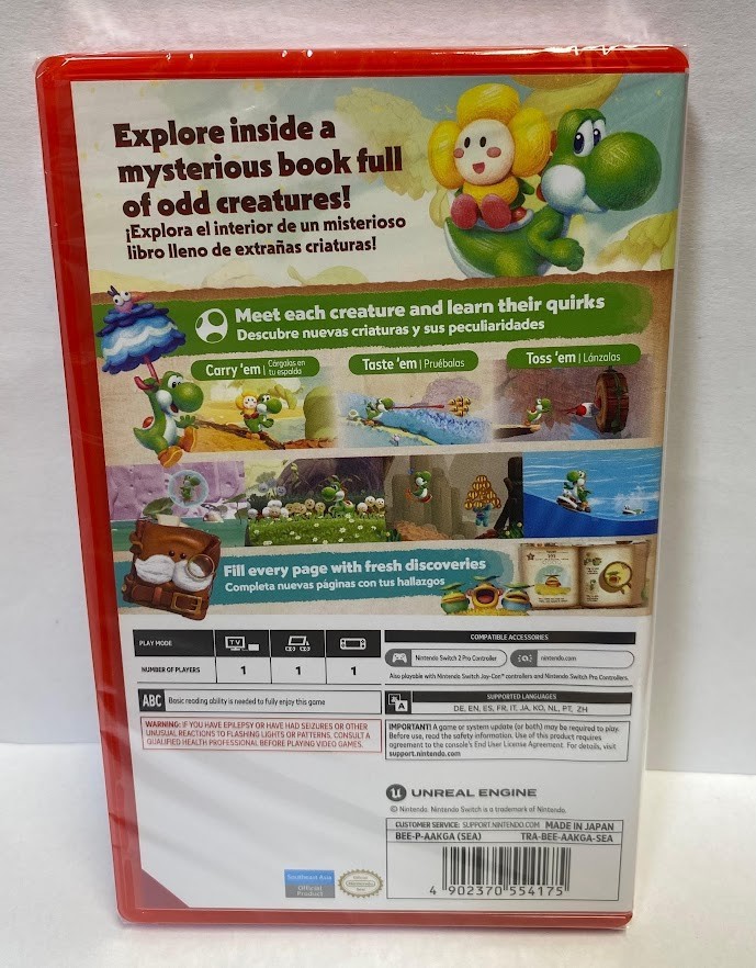 Yoshi and The Mysterious Book (Multi-Language) (Game Kart) New Special (2026)