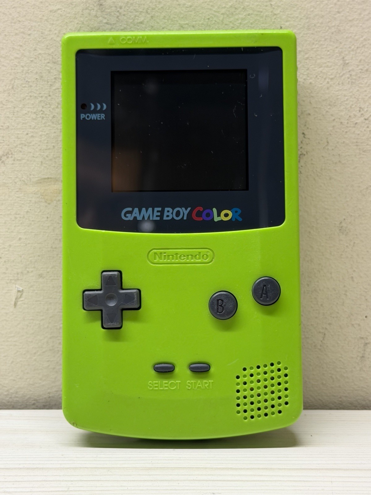 Nintendo Game Boy Color Handheld Game Console – Kiwi Green New Screen Cover