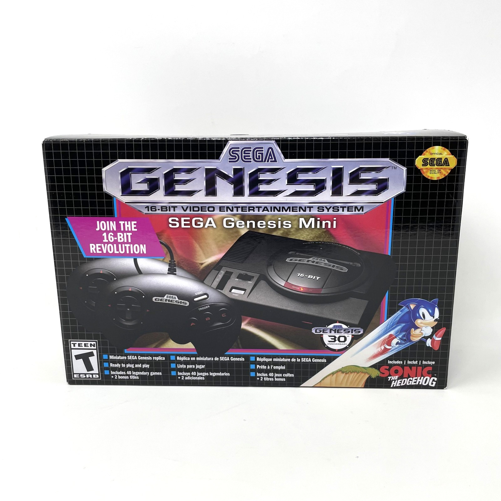 SEGA Genesis Mini Home Game Console – Black Brand New ! Never Opened