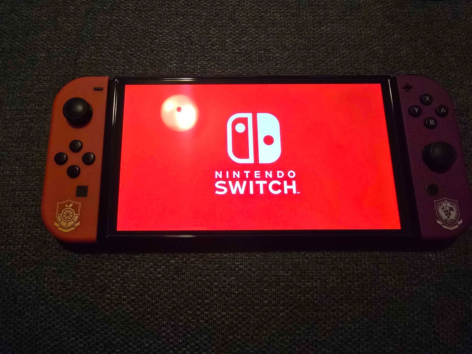 Nintendo Switch (OLED Model) Pokémon Scarlet/Violet Edition-USED No joycon grip