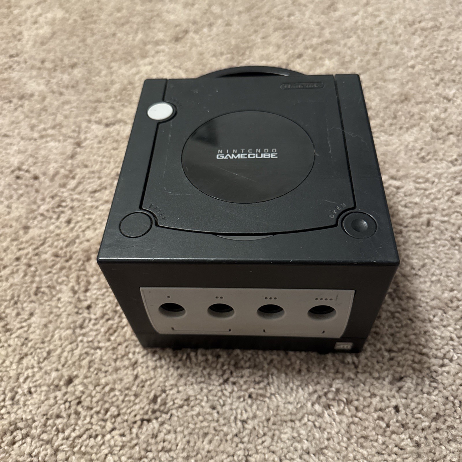 Nintendo GameCube Black Console DOL-001(USA) Console Only Untested (e31)