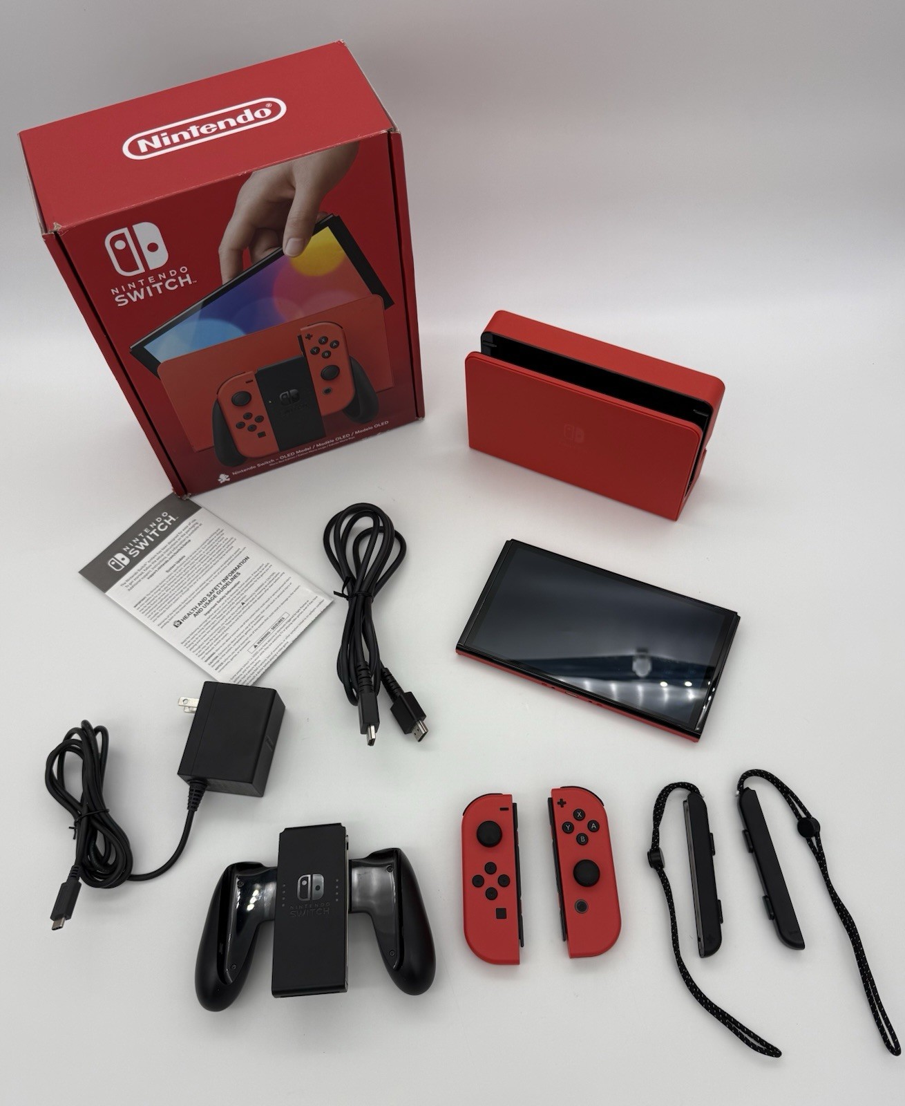 Nintendo Switch (OLED Model) HEG-001 Mario Red Edition 64GB Console