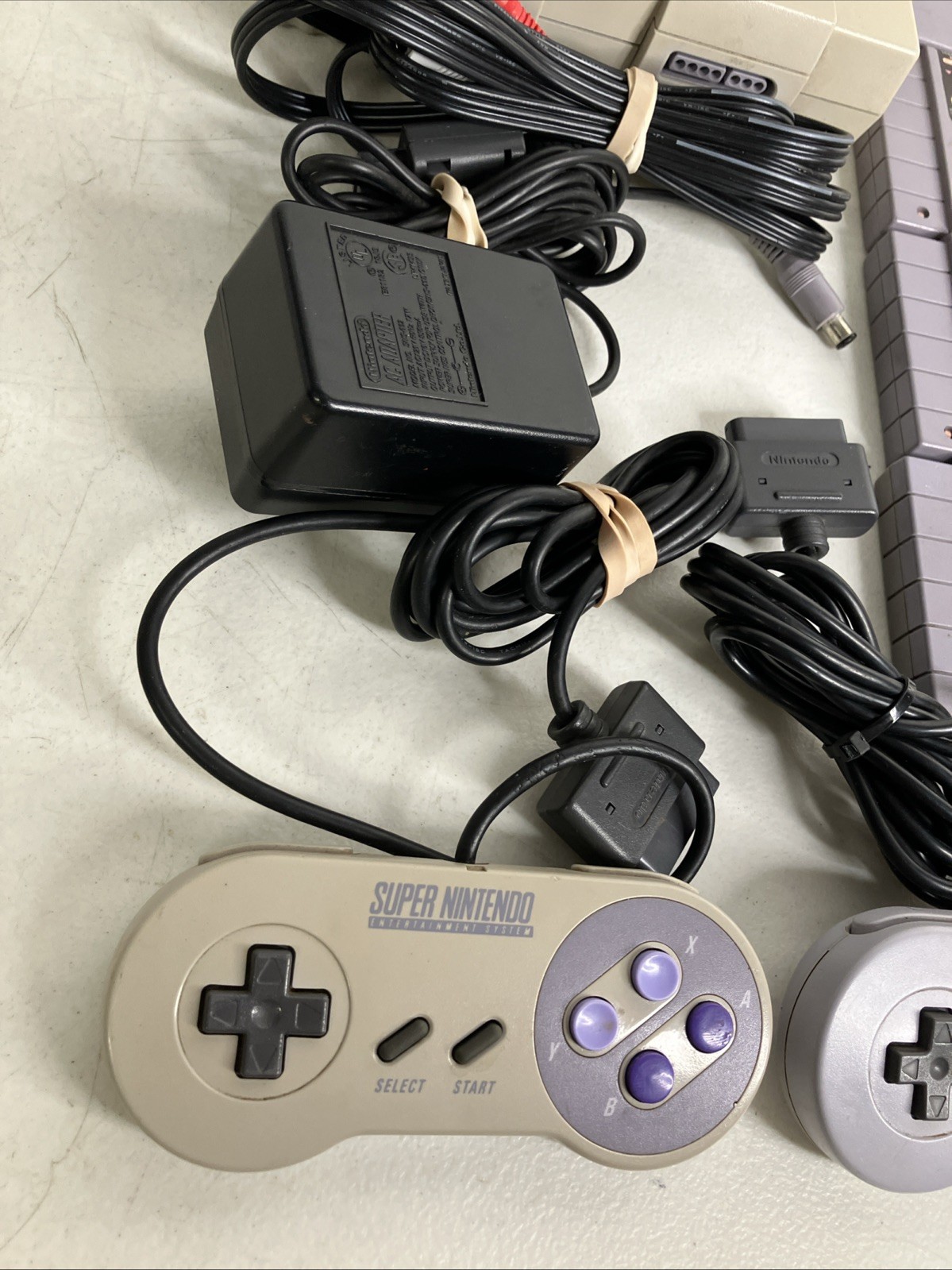 Super Nintendo SNES System Console Bundle 10 Games Super Mario All Stars Yoshi’s