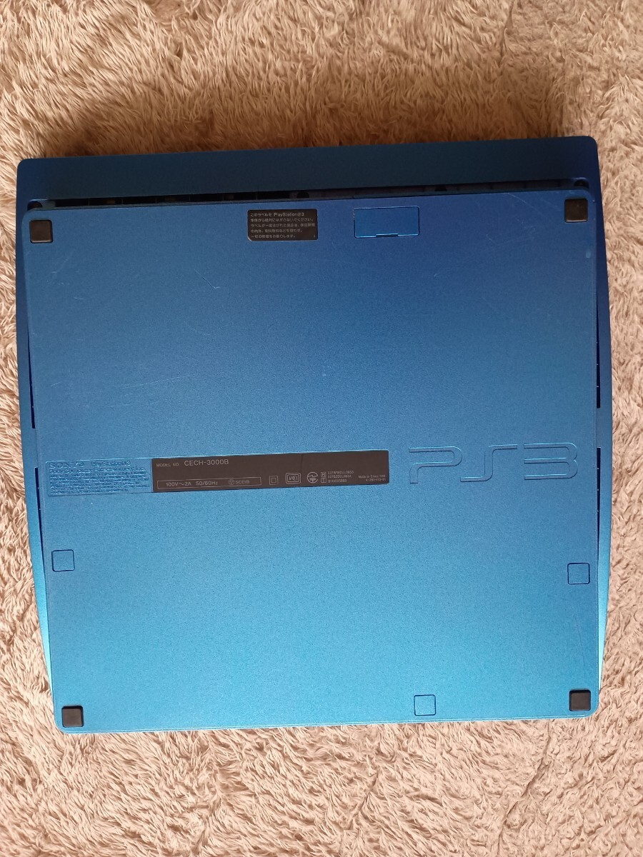 Sony PS3 Console Set 320GB Splash Blue CECH-3000B SB Tested Working From Japan