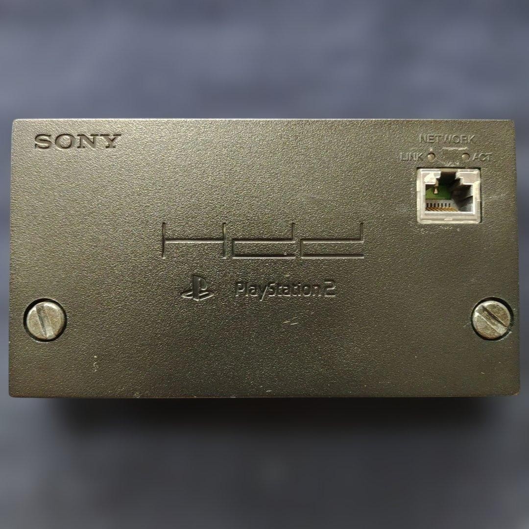 Sony SCPH-10350 Playstation 2 NETWORK ADAPTOR PS2 Expansion Bay Ethernet Black