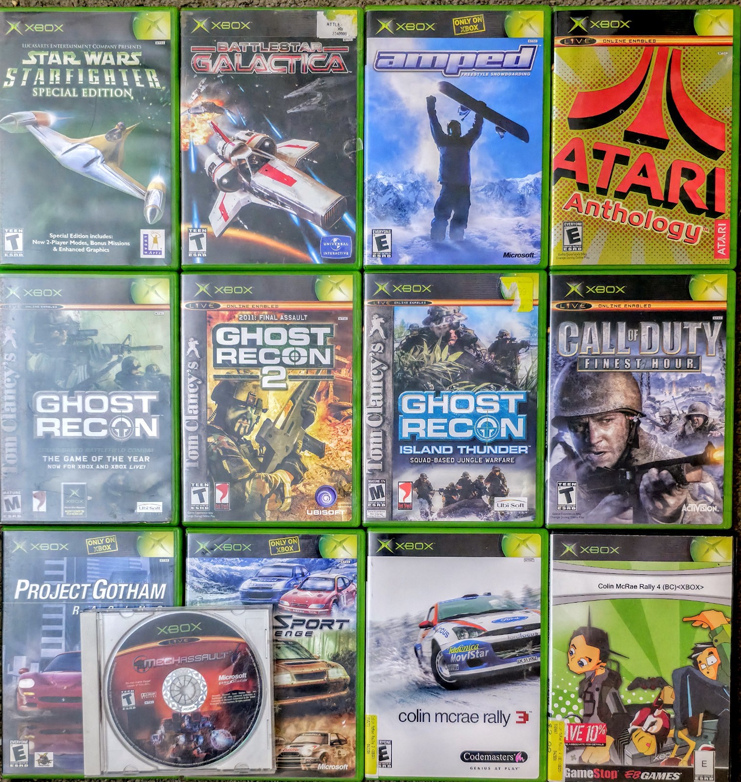 Original Xbox Console, 13 Games, 3 controllers, DVD Remote & HDMI Output
