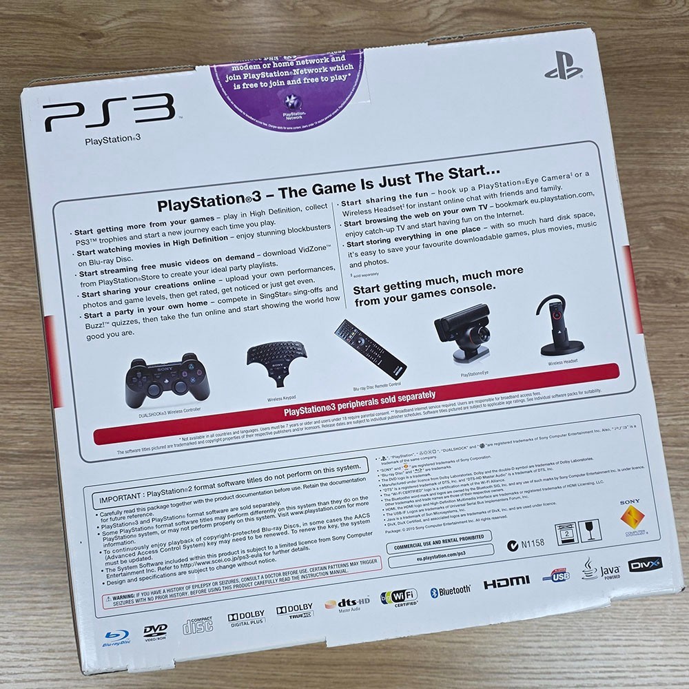 Sony PlayStation 3 Slim Console, Brand New Factory Sealed, Rare Collector’s Item