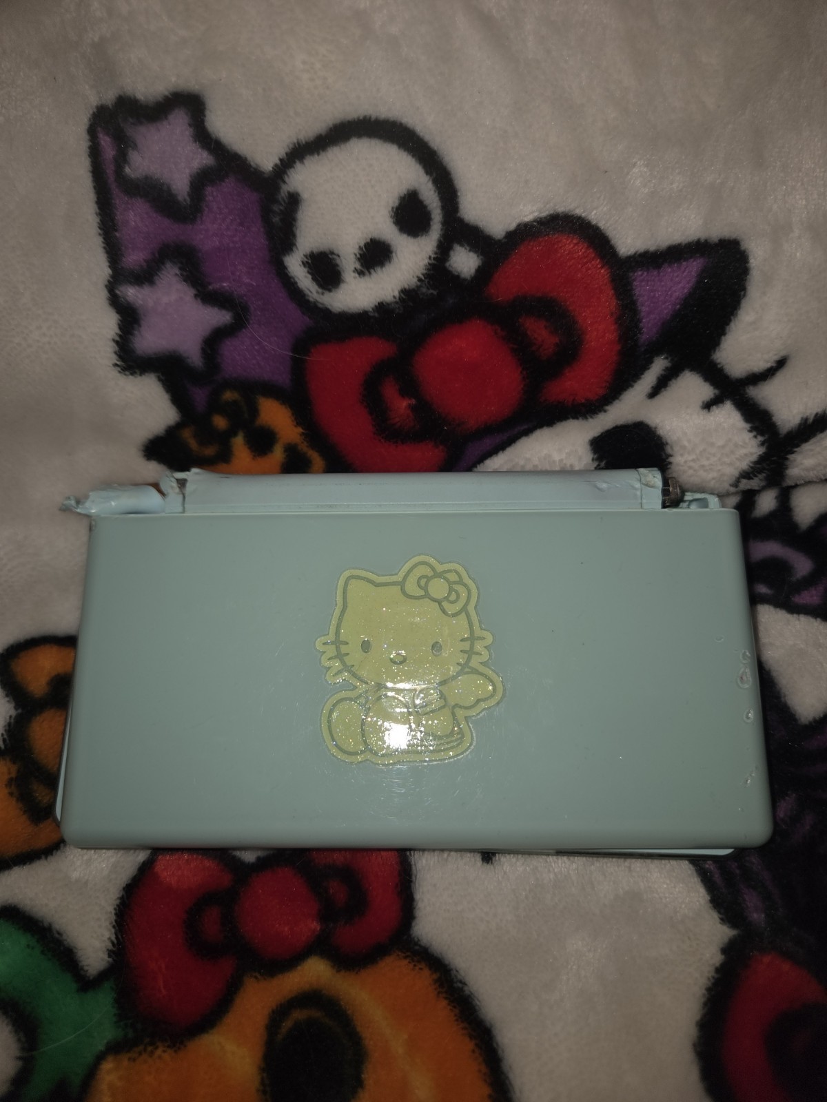 Ice Blue Nintendo DS Lite Handheld System RARE For Parts