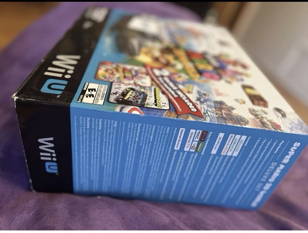 Nintendo Wii U 32 GB Super Mario 3D World Deluxe Set – Black “NEW”