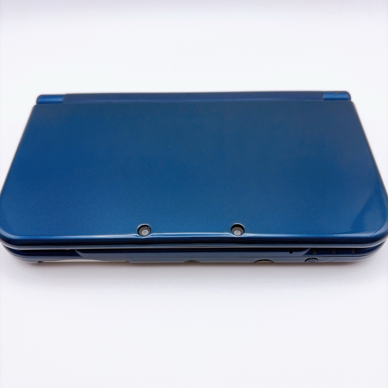 Nintendo New 3DS XL LL Metallic Blue Console IPS Top Screen Stylus Tested JP