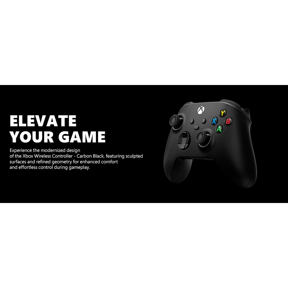 Microsoft Xbox Wireless Gaming Controller (2025), Carbon Black
