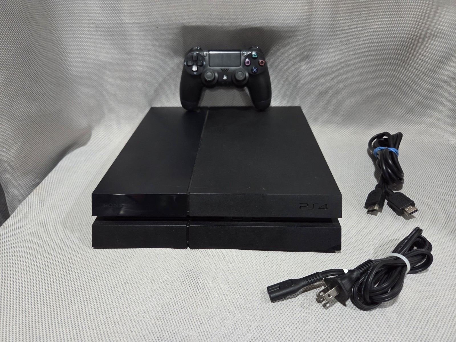 PS4 Sony PlayStation 4 CUH-1115A 500GB Black Console w/ Controller And Cords