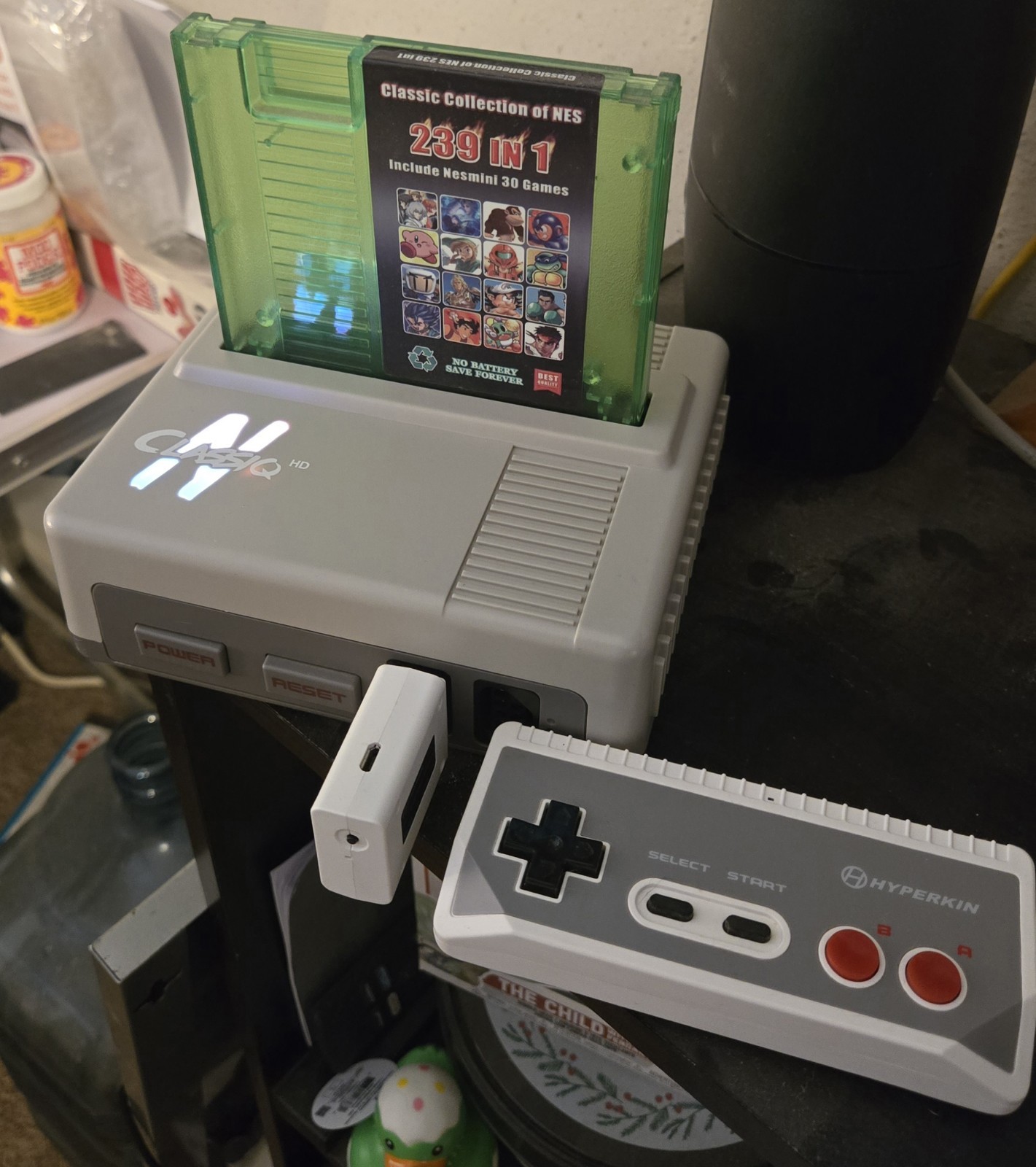 OLD SKOOL CLASSIQ N NES HD CONSOLE WITH MULTICART AND WIRELESS CONTROLLER