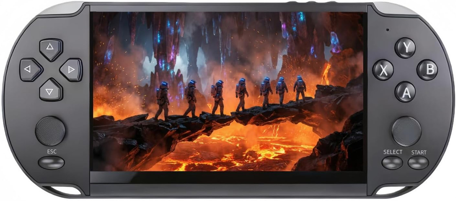 5.1″ Handheld Game Console with Retro Simulators and Multimedia Features