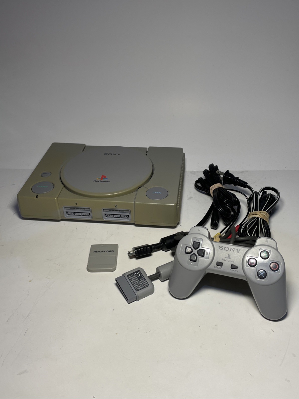 Sony PlayStation 1 PS1 Gray Console System SCPH-7001