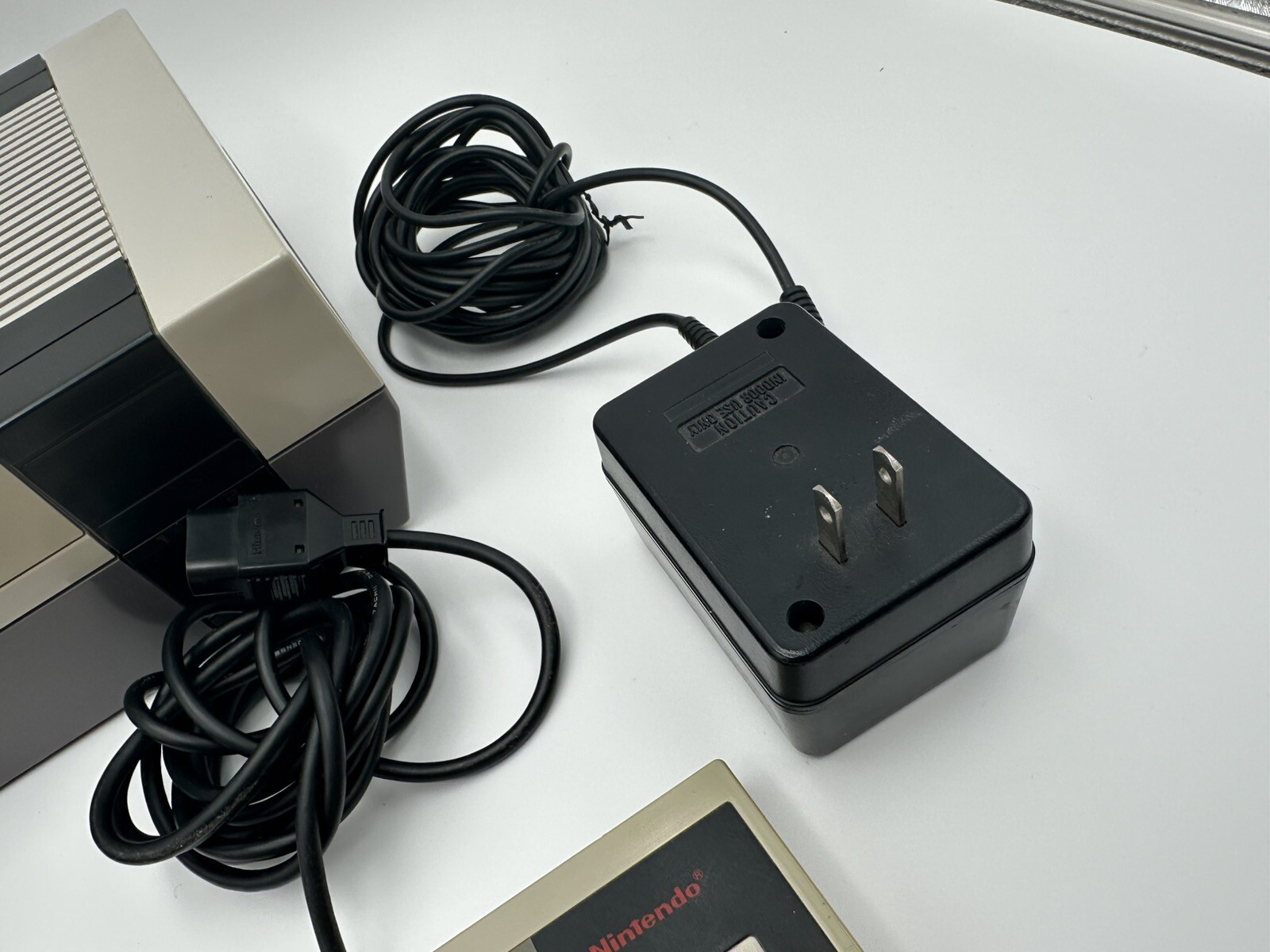 Nintendo NES Video Game Console And Accessories NES-001 Gray Tested and Working