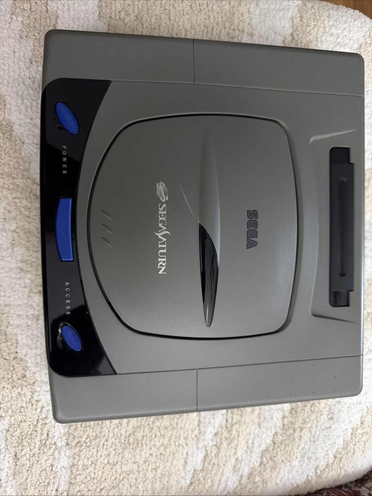 Sega Saturn HST0004 Grey Console For Parts Only