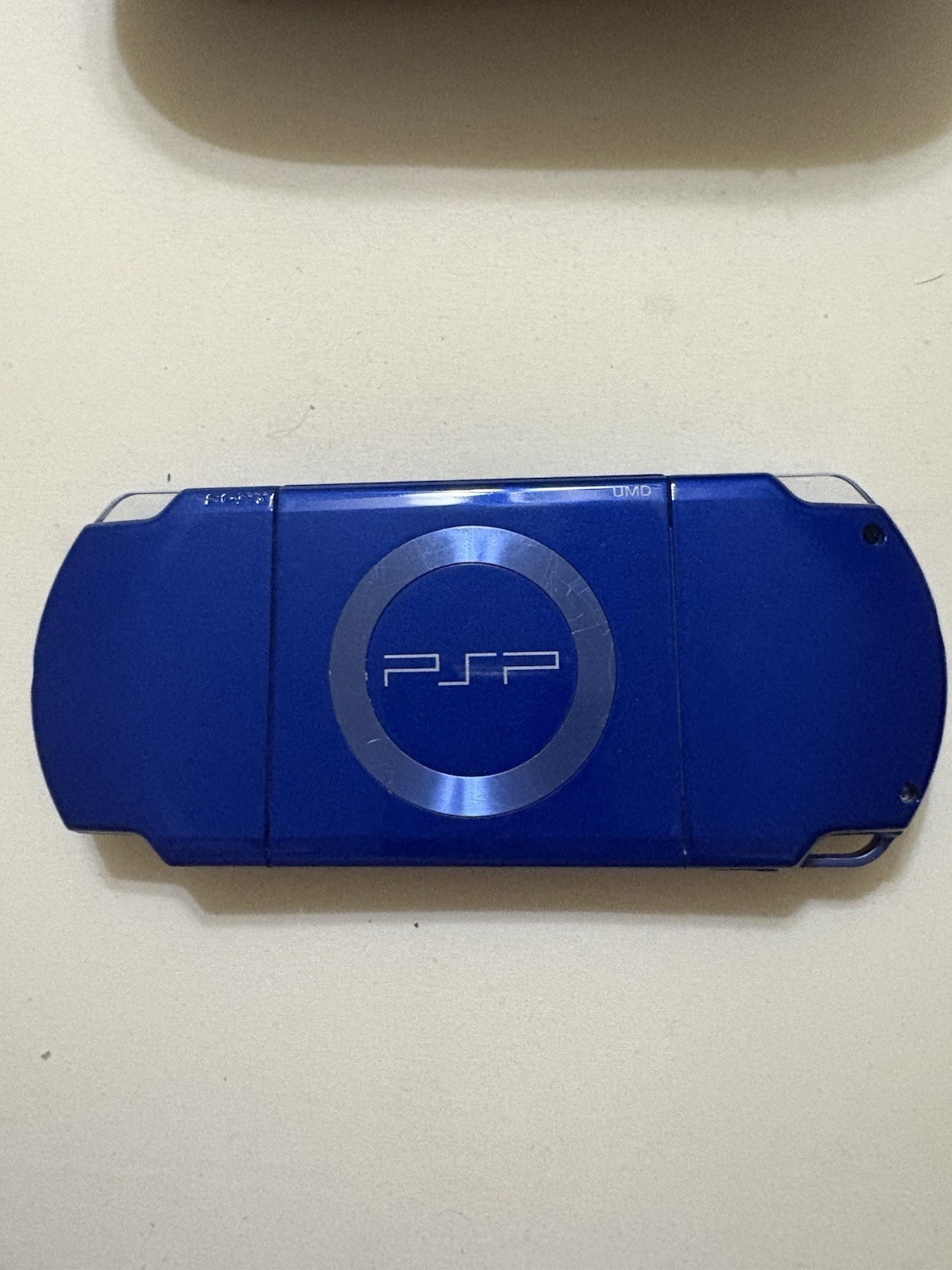 Sony PSP 2001 Metallic Blue Handheld System – Tested and Works With Case