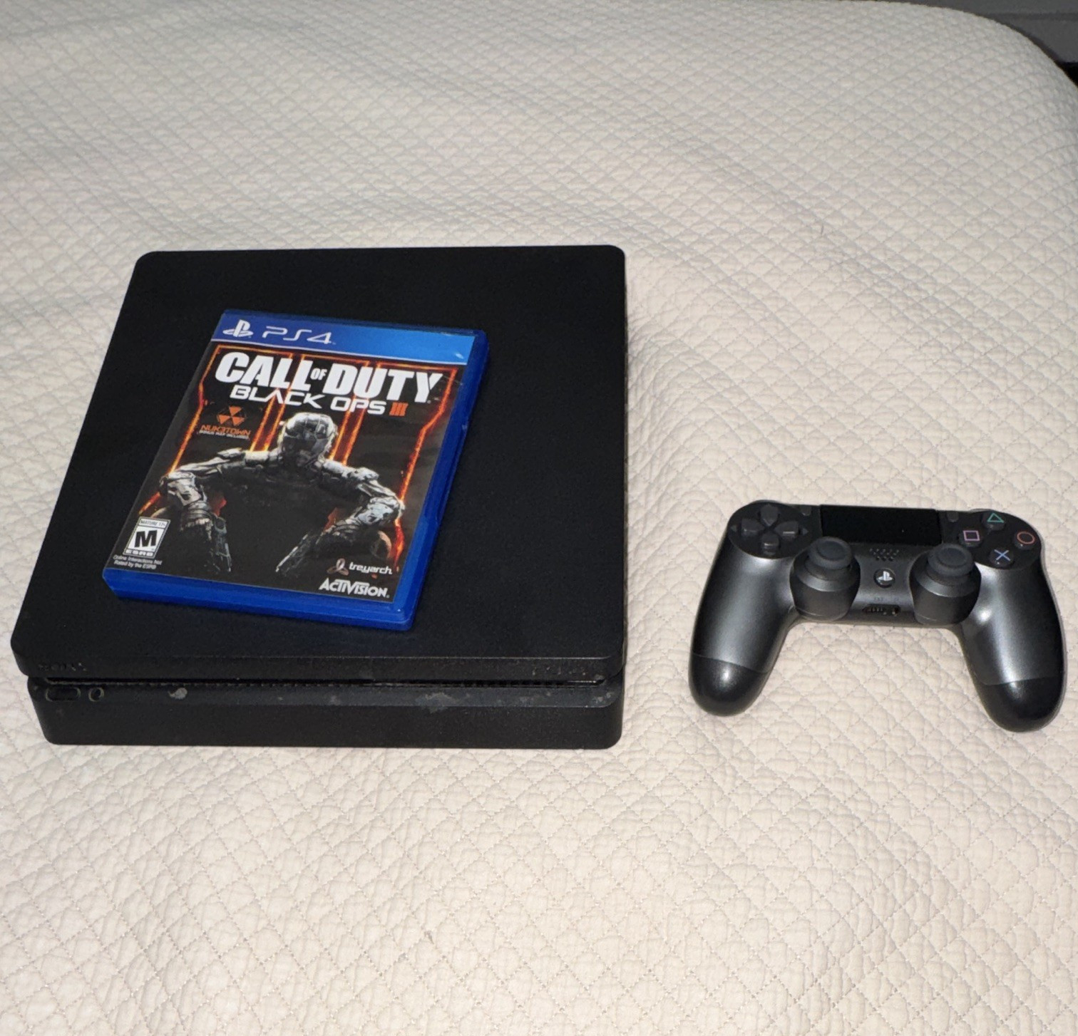 Sony PlayStation 4 Slim 500GB Black Console w/ DualShock 4 + Black Ops III
