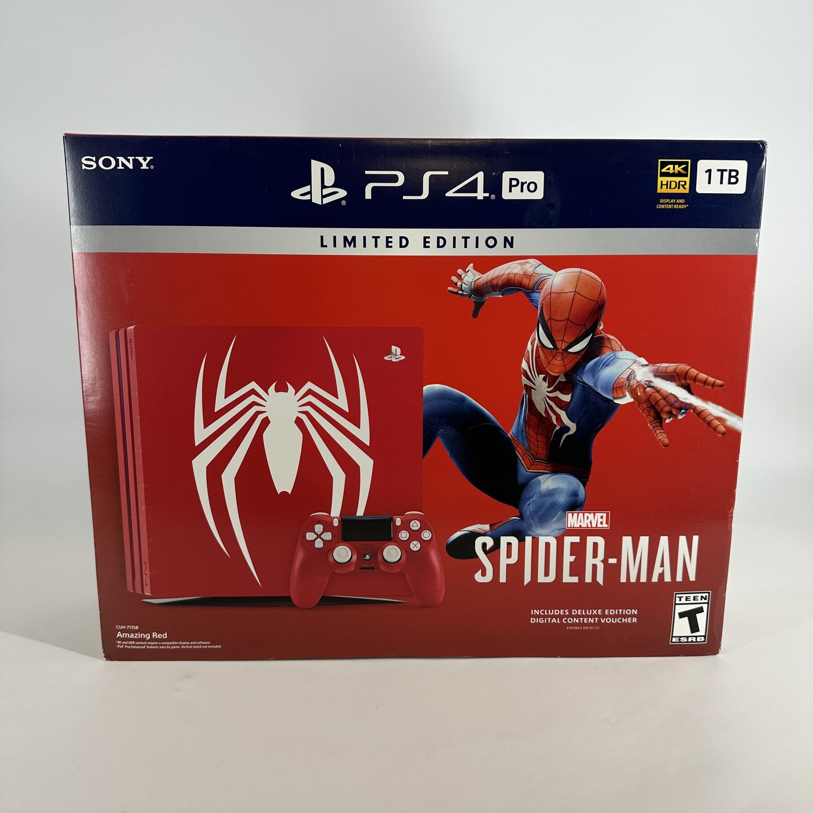 Sony PlayStation 4 Pro Console Red 1TB Spider-Man Edition – Open Box Condition