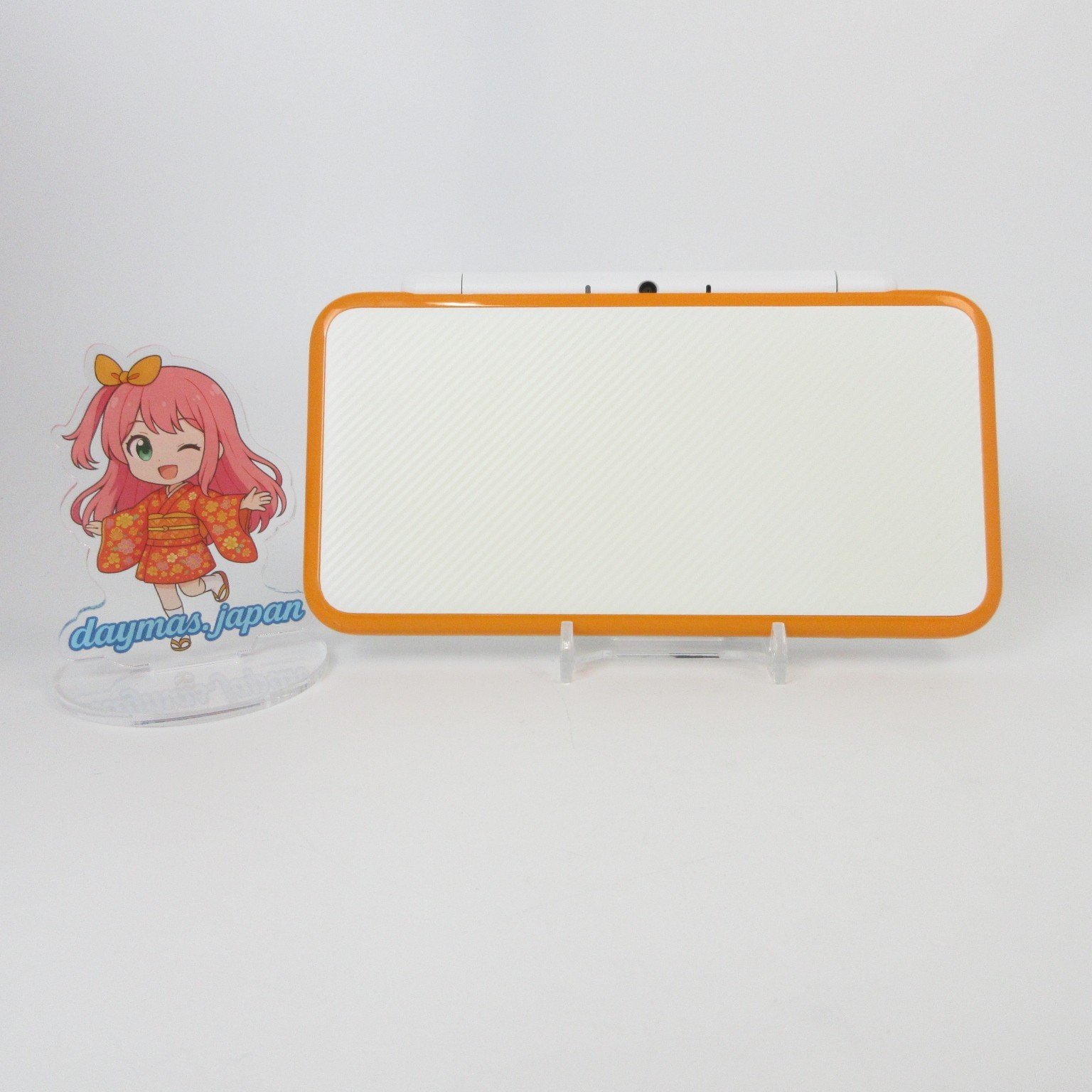 【Near Mint】Nintendo New 2DS LL XL White x Orange Console ONLY Japanese Ver #DEN0