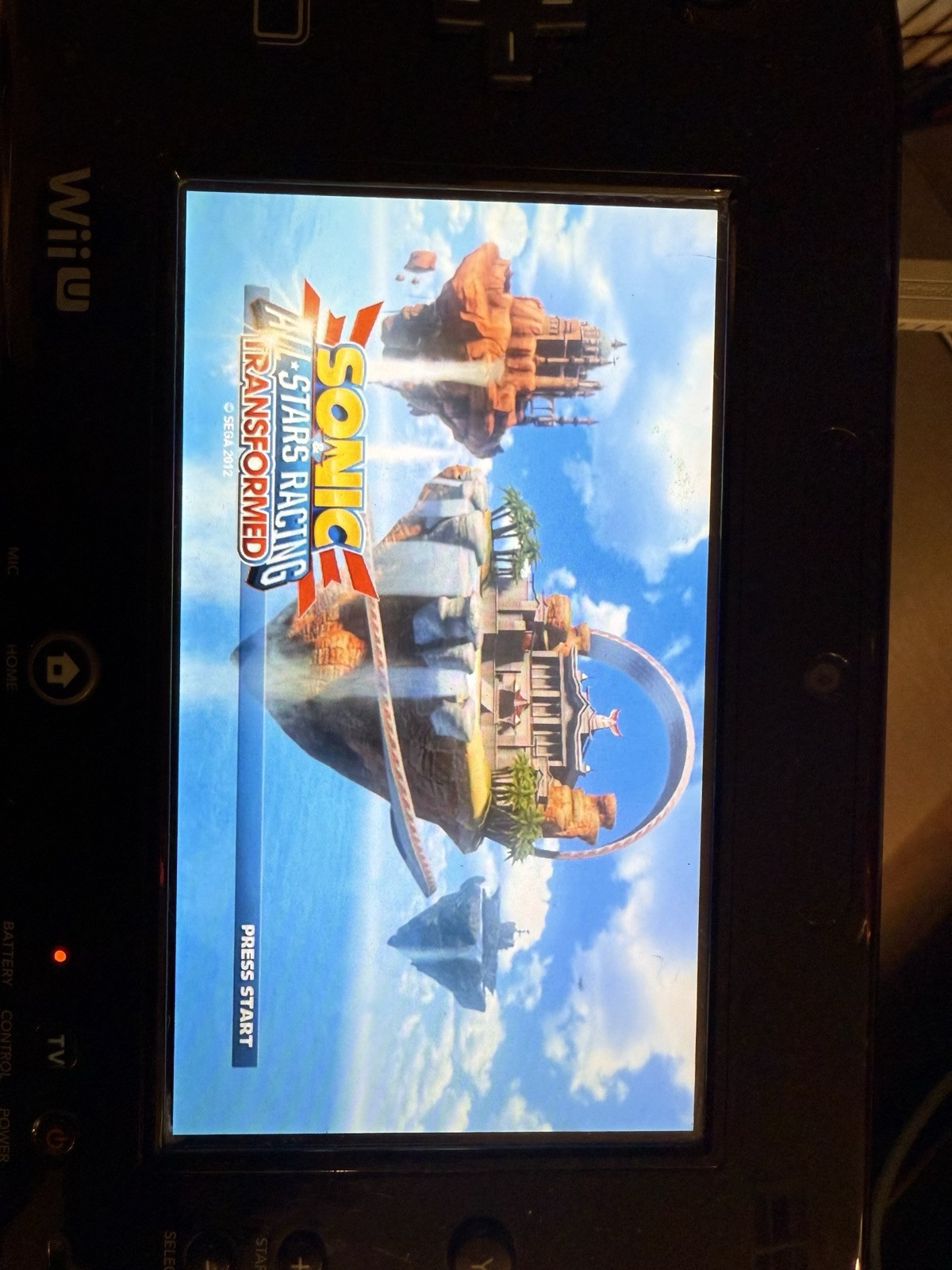 Nintendo Wii U Black Console WUP-101 (02), Gamepad, Game, & Wires Bundle Tested