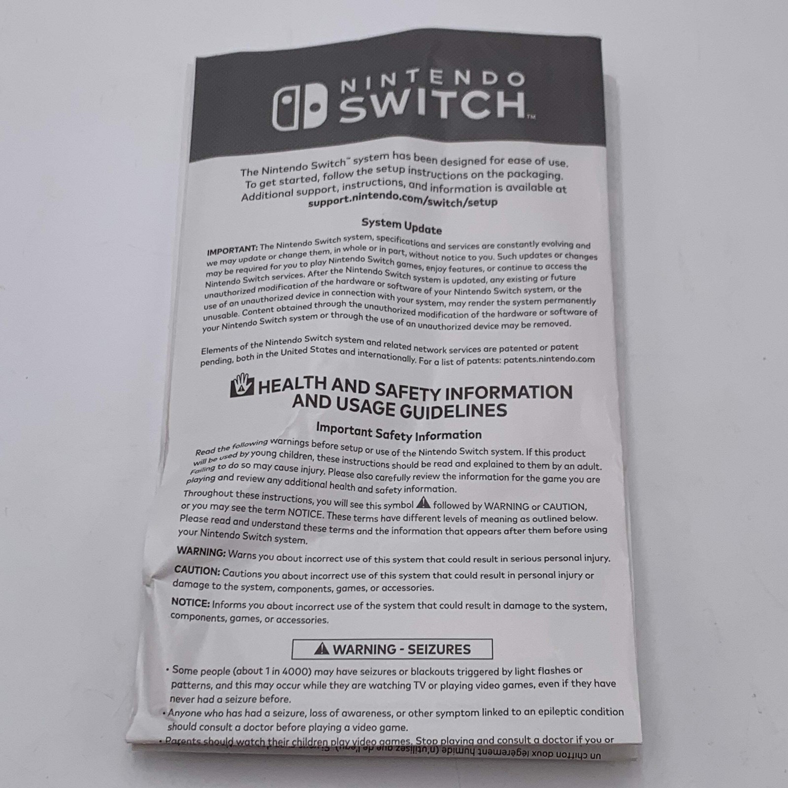 Nintendo Switch v2 Console Gaming System HAC-001(-01) Black 32 GB
