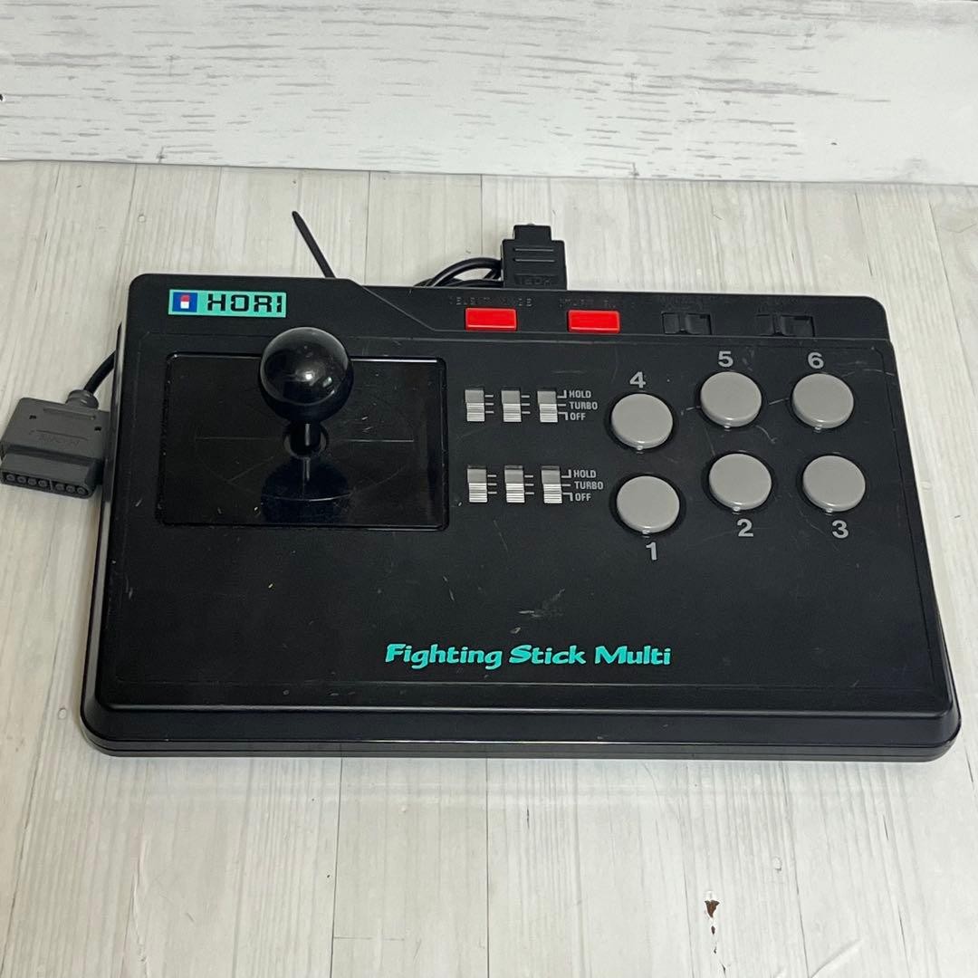 Hori Fighting Stick Multi for SFC PCE MD Used Game Controller Untested