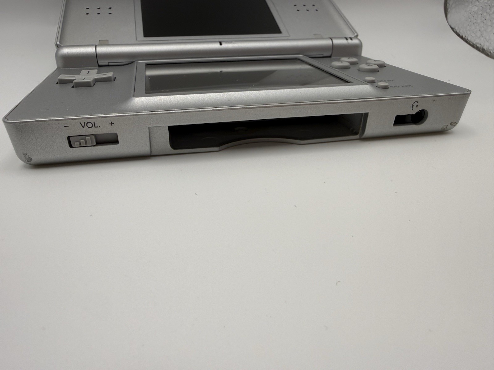 Nintendo DS Lite Launch Edition Silver Handheld System tested works W/ Charger