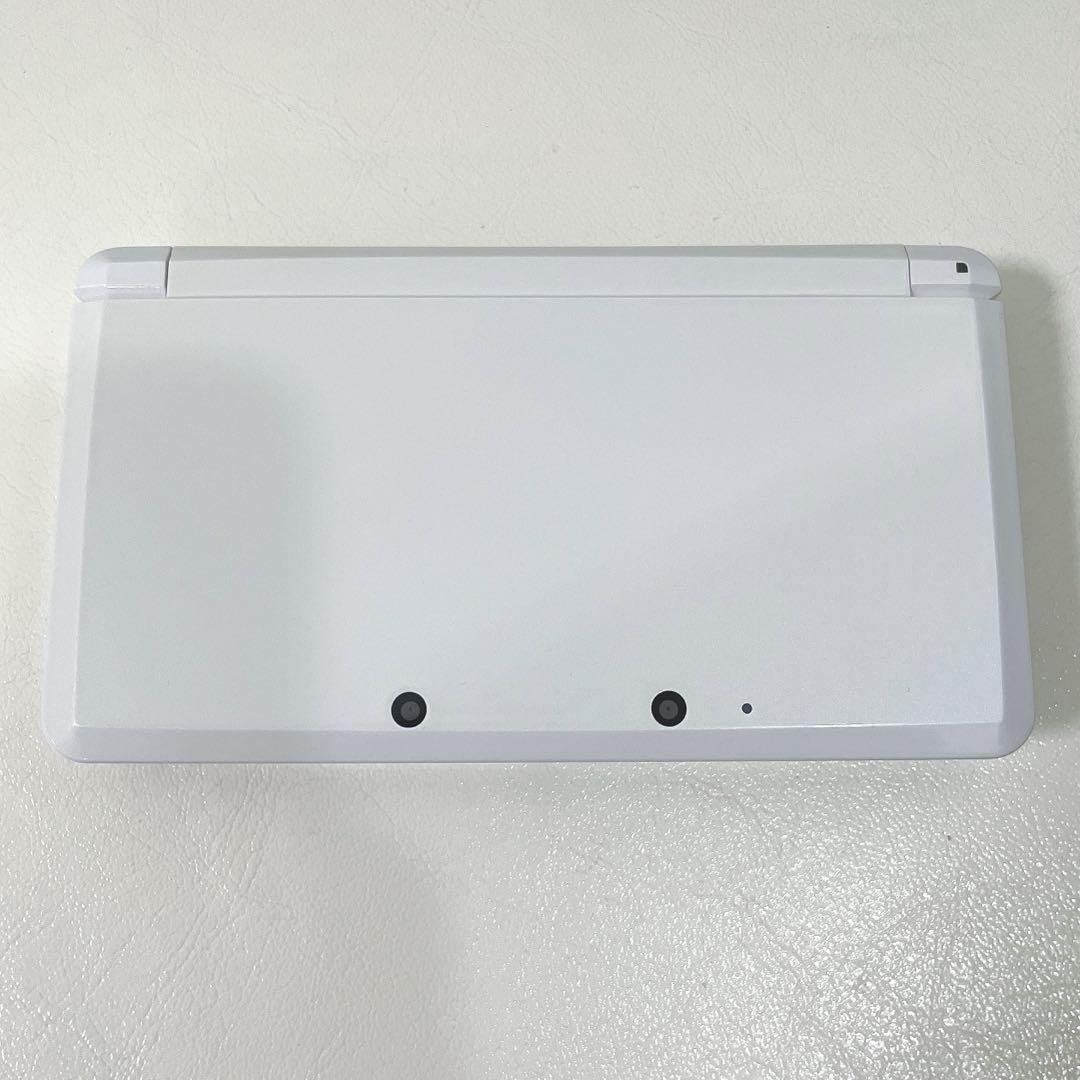 Nintendo 3DS Ice White Handheld System Japanese Rank B Tested 31